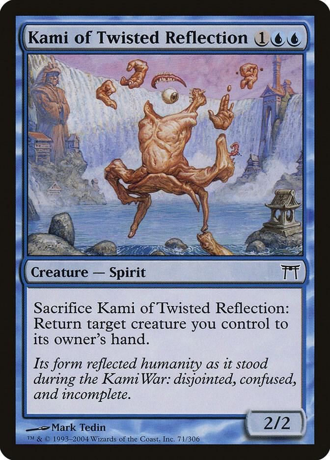 Kami of Twisted Reflection 71 card from Champions of Kamigawa