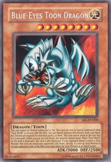 Blue-Eyes Toon Dragon SRL-EN000 card from Spell Ruler (Worldwide English)