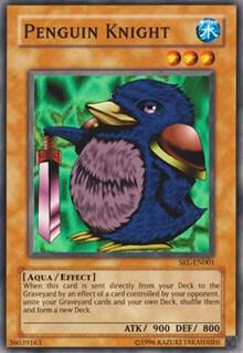 Penguin Knight SRL-001 card from Spell Ruler