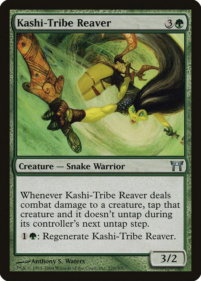 Kashi-Tribe Reaver 220 card from Champions of Kamigawa