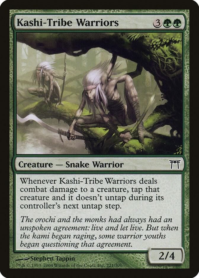 Kashi-Tribe Warriors 221 card from Champions of Kamigawa
