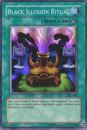 Black Illusion Ritual SRL-051 card from Spell Ruler