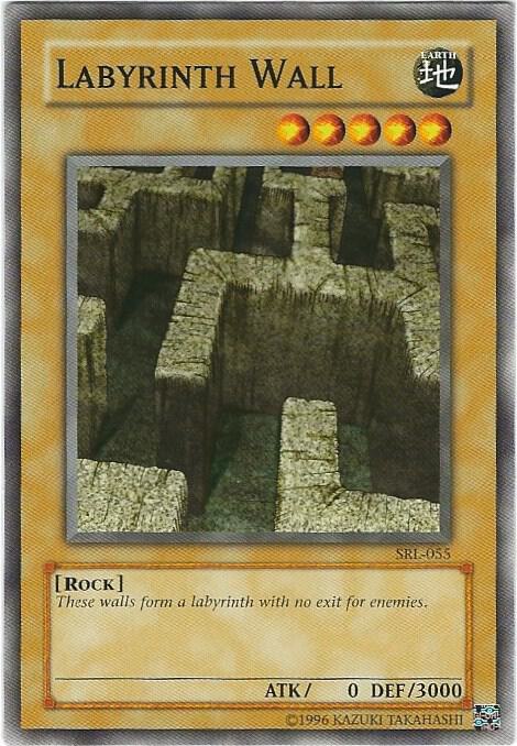 Labyrinth Wall SRL-055 card from Spell Ruler