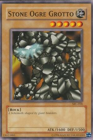 Stone Ogre Grotto SRL-058 card from Spell Ruler