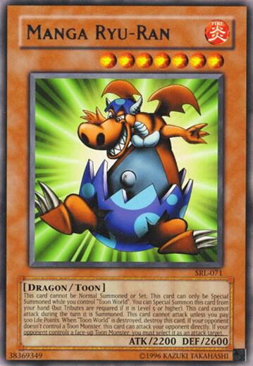 Manga Ryu-Ran SRL-071 card from Spell Ruler