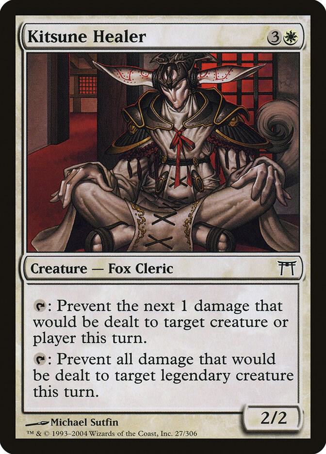 Kitsune Healer 27 card from Champions of Kamigawa