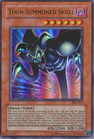 Toon Summoned Skull SRL-073 card from Spell Ruler