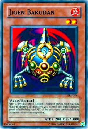 Jigen Bakudan SRL-074 card from Spell Ruler