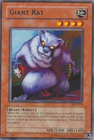 Giant Rat SRL-079 card from Spell Ruler