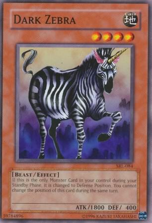 Dark Zebra SRL-084 card from Spell Ruler