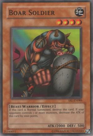 Boar Soldier SRL-089 card from Spell Ruler
