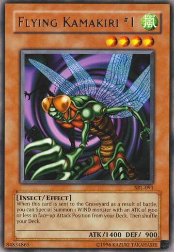Flying Kamakiri #1 SRL-091 card from Spell Ruler