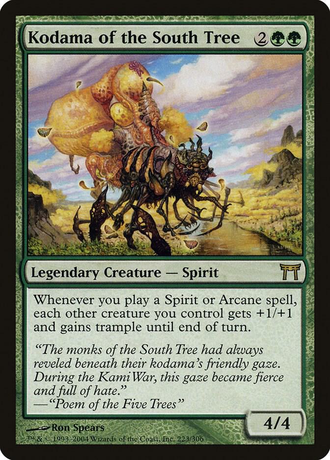 Kodama of the South Tree 223 card from Champions of Kamigawa