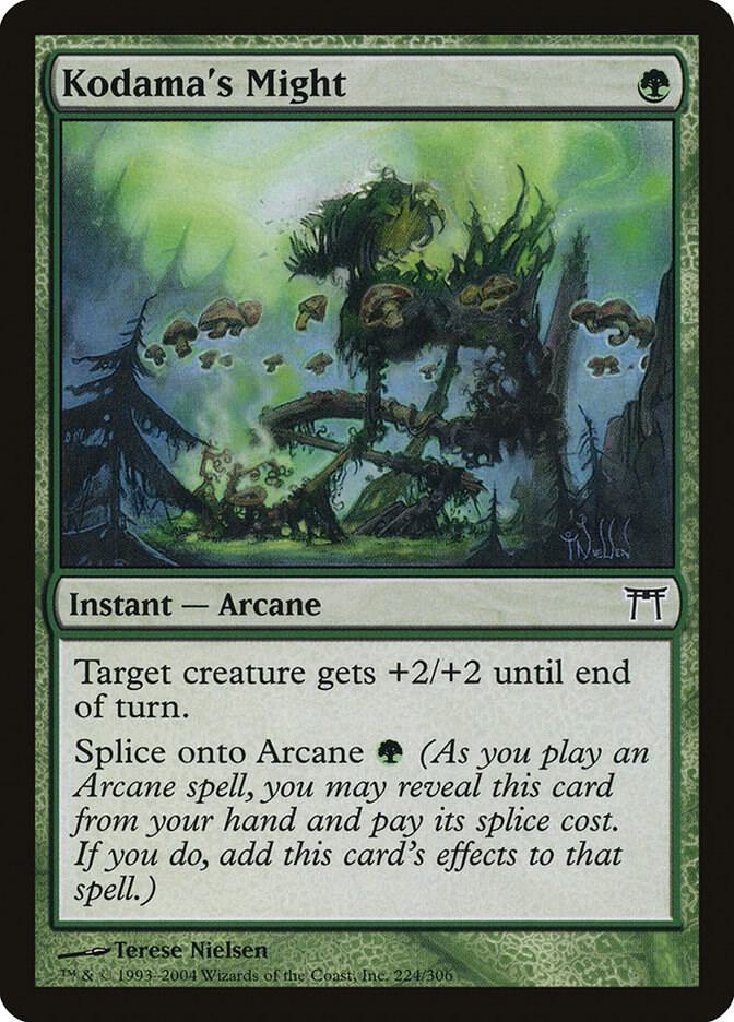 Kodama's Might 224 card from Champions of Kamigawa