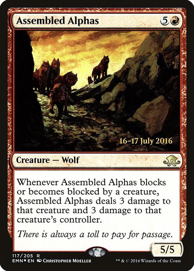 Assembled Alphas 117 card from Prerelease Cards