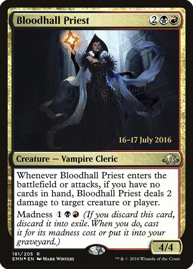 Bloodhall Priest 181 card from Prerelease Cards