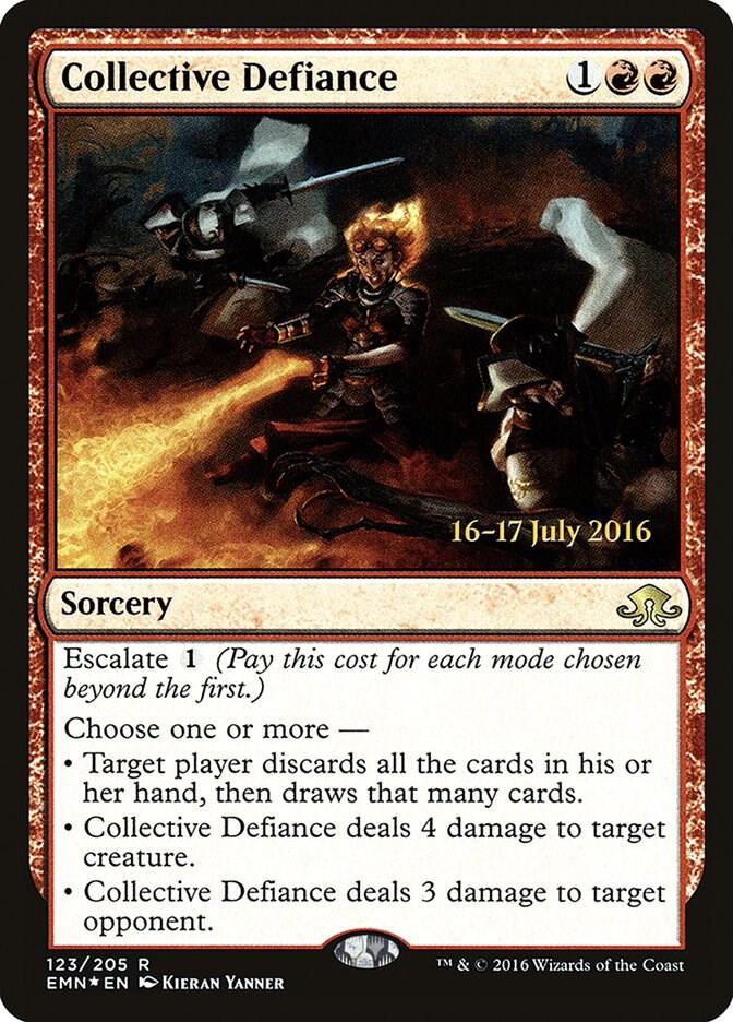 Collective Defiance 123 card from Prerelease Cards
