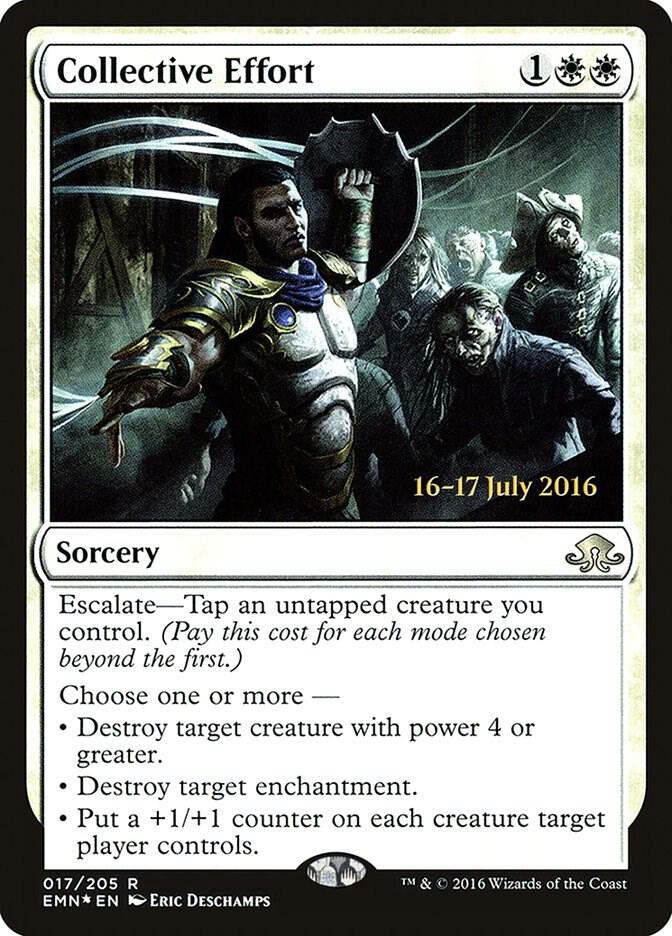 Collective Effort 17 card from Prerelease Cards
