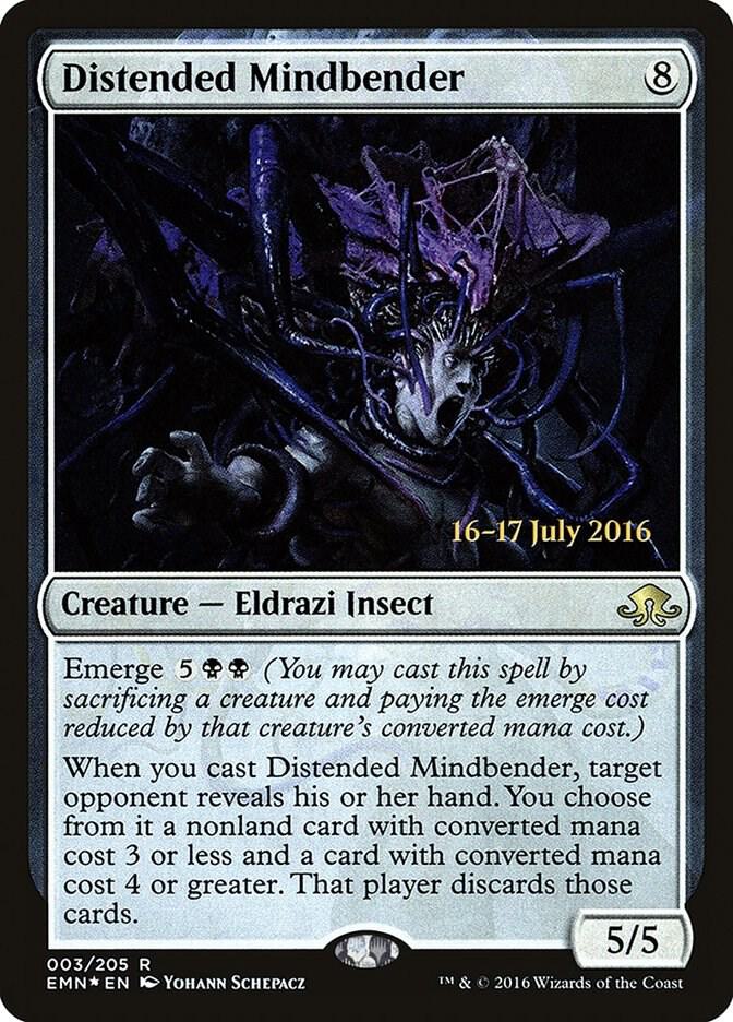 Distended Mindbender 3 card from Prerelease Cards