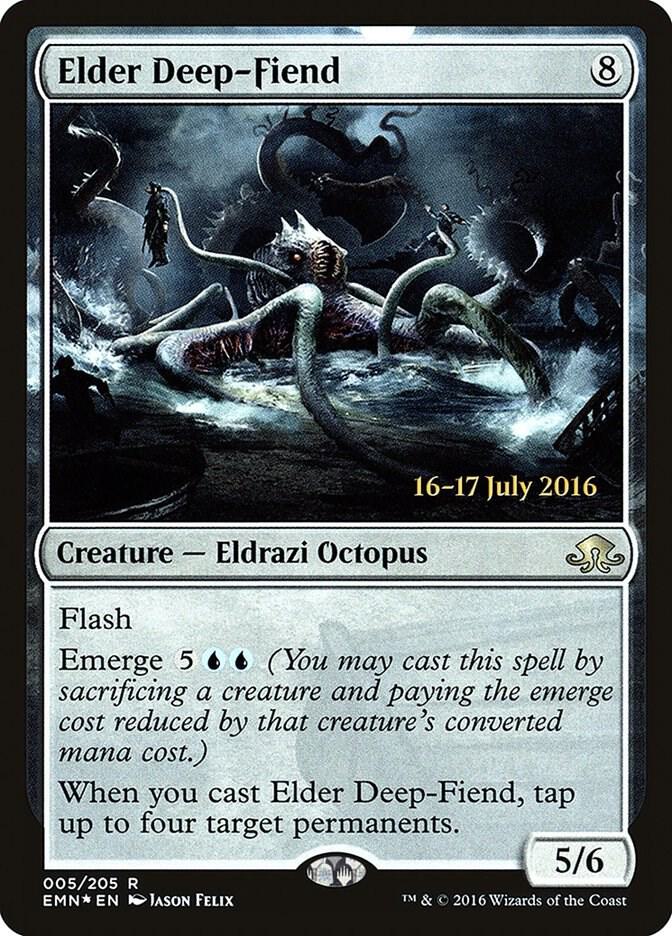 Elder Deep-Fiend 5 card from Prerelease Cards