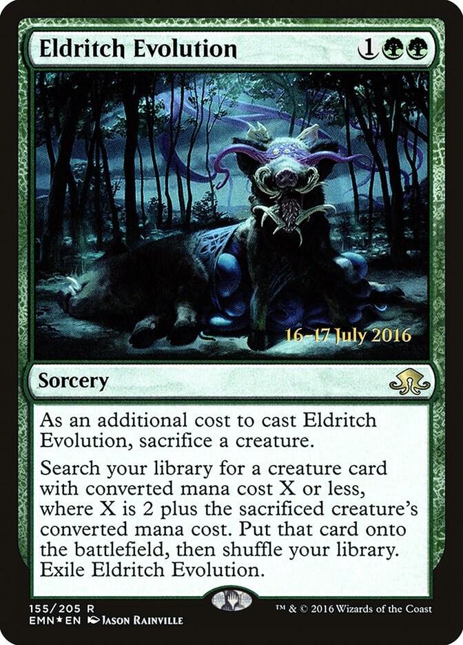 Eldritch Evolution 155 card from Prerelease Cards