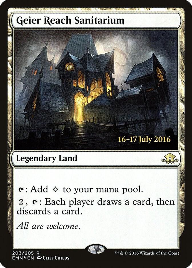Geier Reach Sanitarium 203 card from Prerelease Cards