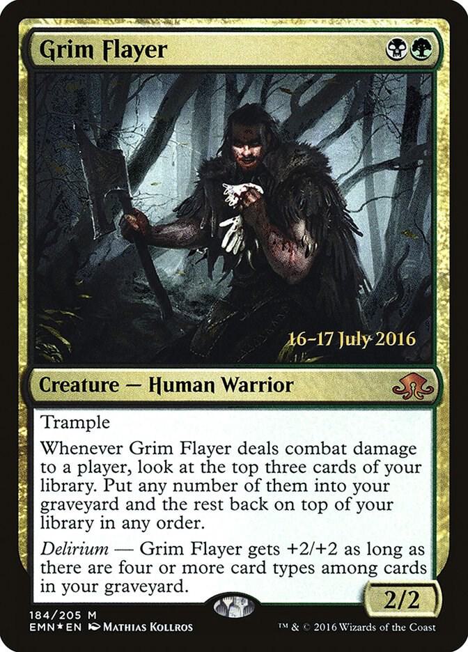 Grim Flayer 184 card from Prerelease Cards
