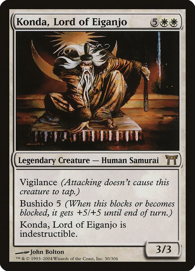 Konda, Lord of Eiganjo 30 card from Champions of Kamigawa