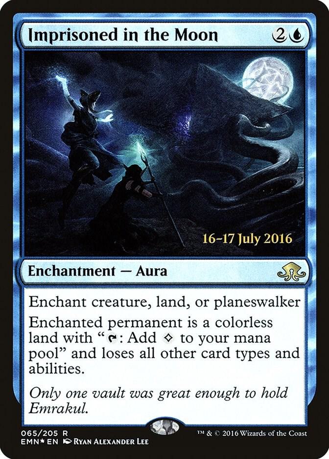 Imprisoned in the Moon 65 card from Prerelease Cards