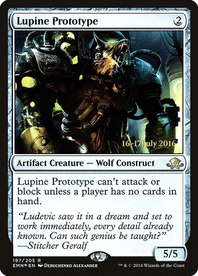 Lupine Prototype 197 card from Prerelease Cards