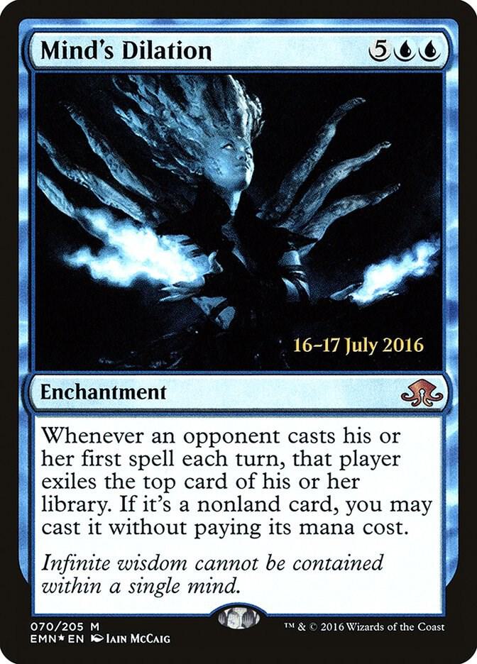 Mind's Dilation 70 card from Prerelease Cards
