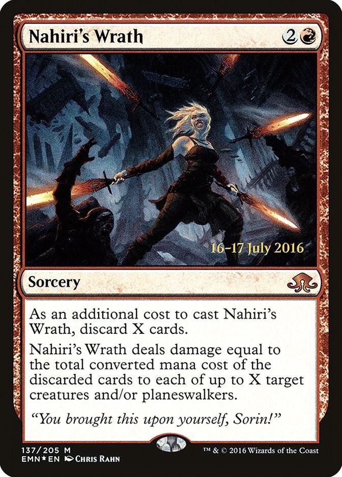 Nahiri's Wrath 137 card from Prerelease Cards