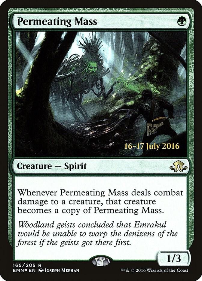 Permeating Mass 165 card from Prerelease Cards