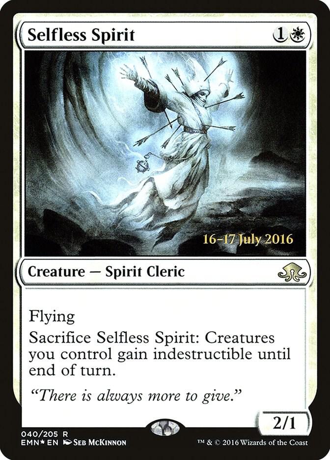 Selfless Spirit 40 card from Prerelease Cards