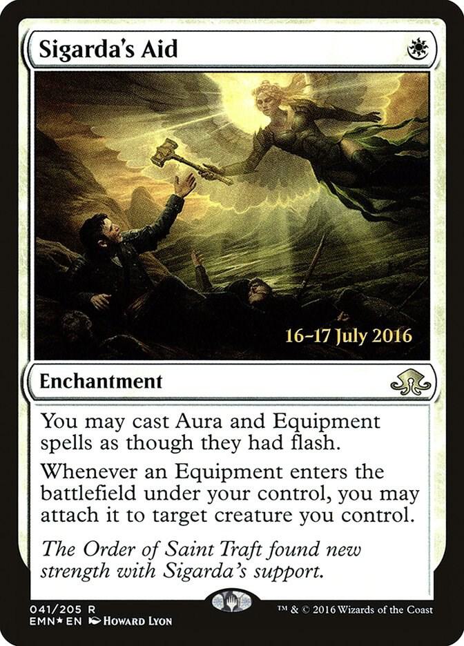 Sigarda's Aid 41 card from Prerelease Cards