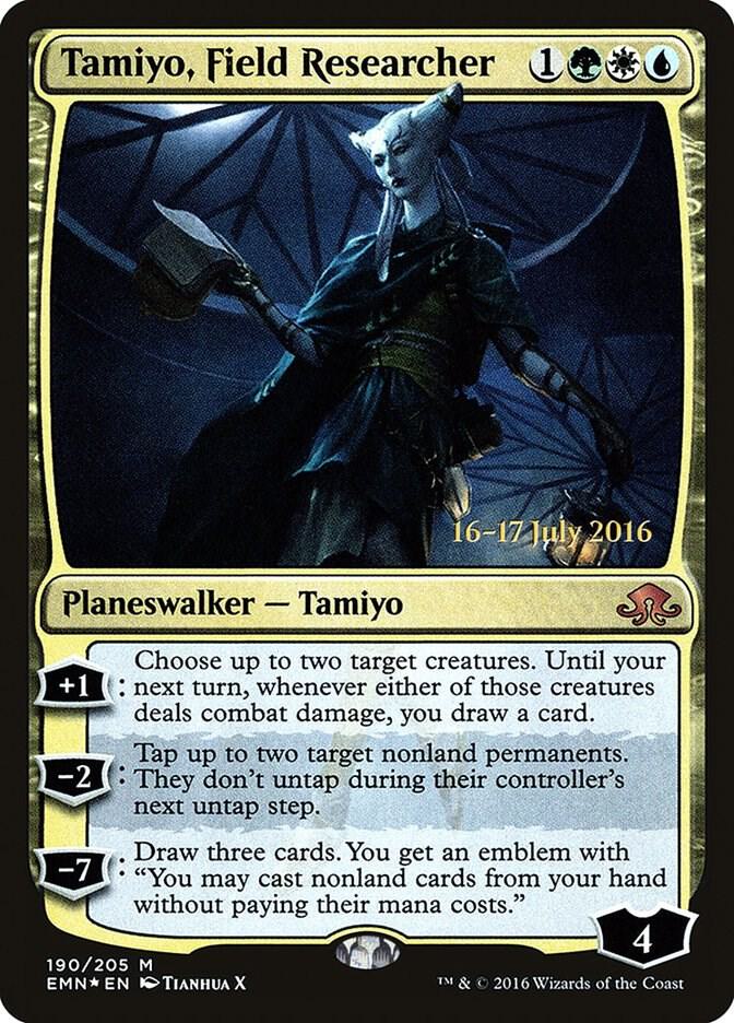 Tamiyo, Field Researcher 190 card from Prerelease Cards