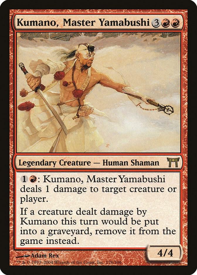 Kumano, Master Yamabushi 176 card from Champions of Kamigawa