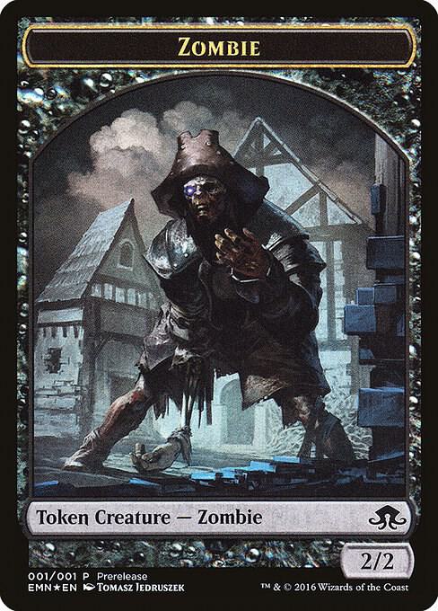 Zombie Token (Double-Sided) 1 // 1 card from Prerelease Cards