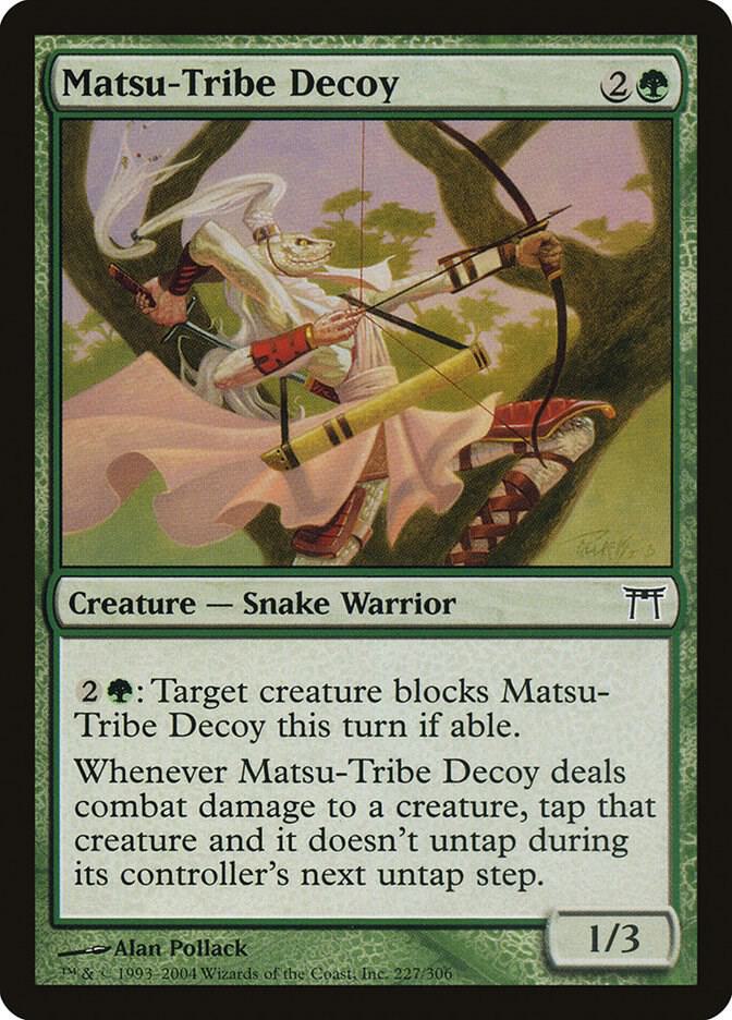 Matsu-Tribe Decoy 227 card from Champions of Kamigawa