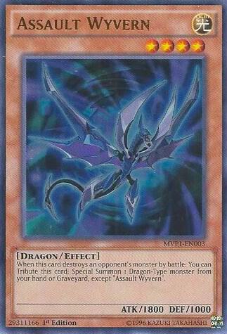 Assault Wyvern MVP1-EN003 card from The Dark Side of Dimensions Movie Pack