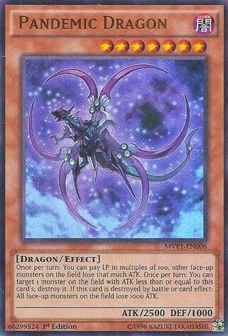 Pandemic Dragon MVP1-EN006 card from The Dark Side of Dimensions Movie Pack