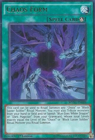 Chaos Form MVP1-EN008 card from The Dark Side of Dimensions Movie Pack