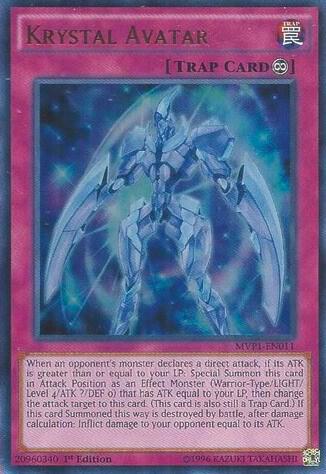 Krystal Avatar MVP1-EN011 card from The Dark Side of Dimensions Movie Pack