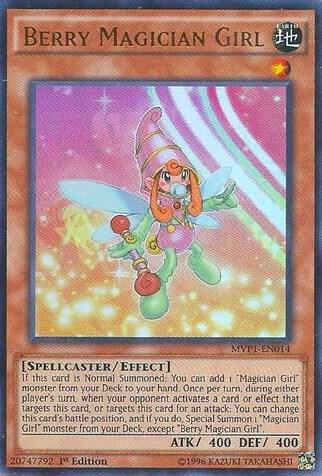 Berry Magician Girl MVP1-EN014 card from The Dark Side of Dimensions Movie Pack