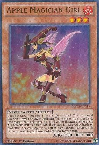 Apple Magician Girl MVP1-EN015 card from The Dark Side of Dimensions Movie Pack