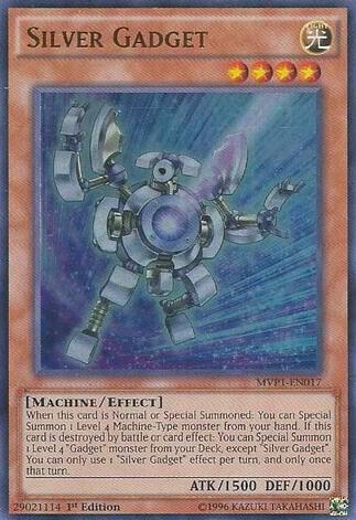 Silver Gadget MVP1-EN017 card from The Dark Side of Dimensions Movie Pack