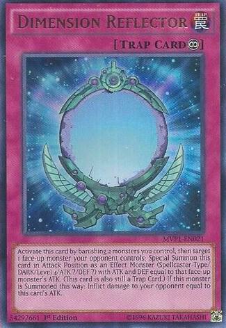 Dimension Reflector MVP1-EN021 card from The Dark Side of Dimensions Movie Pack