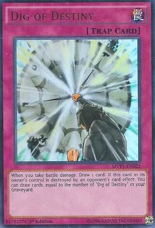 Dig of Destiny MVP1-EN022 card from The Dark Side of Dimensions Movie Pack