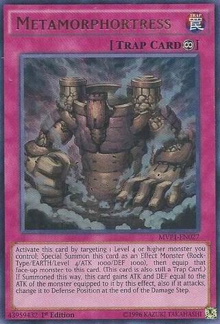 Metamorphortress MVP1-EN027 card from The Dark Side of Dimensions Movie Pack