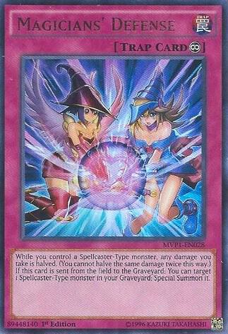 Magicians' Defense MVP1-EN028 card from The Dark Side of Dimensions Movie Pack